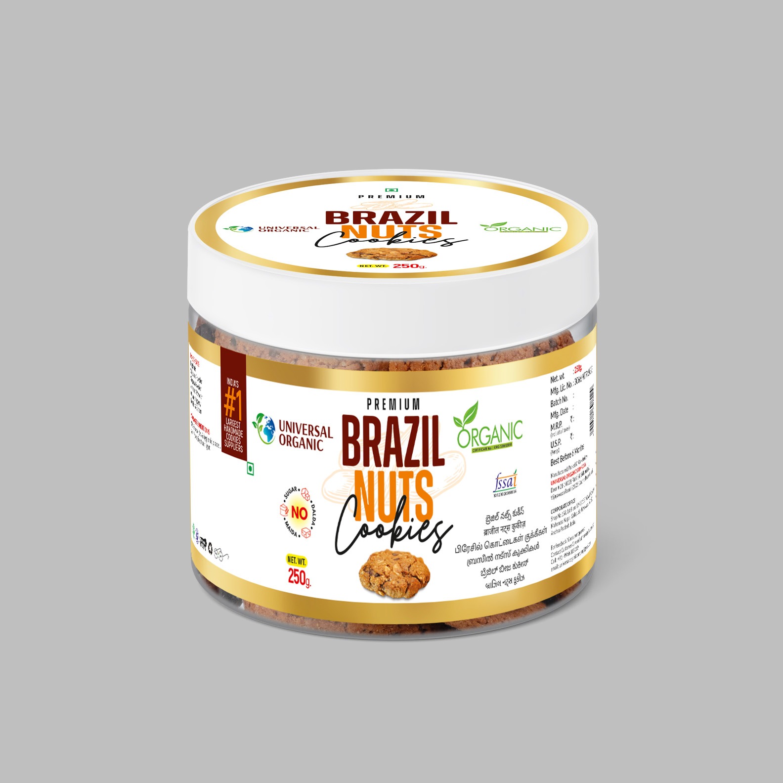 Brazil Nuts Cookies