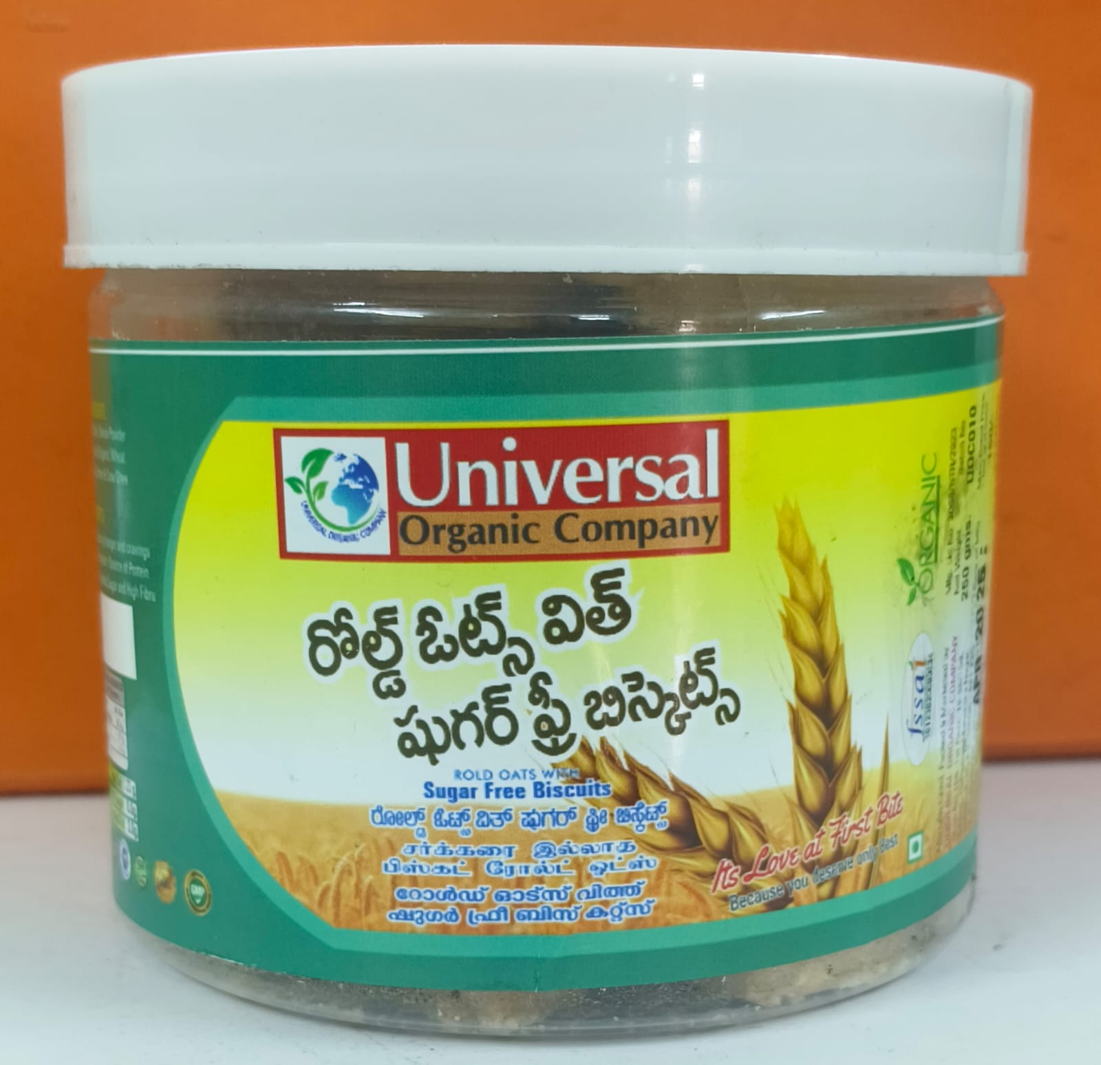 Rold Oats with Sugar Free Biscuits